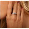 Image 3 : 14KT White Gold 1.68ctw Diamond Wedding Ring