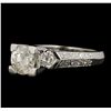 Image 5 : 14KT White Gold 1.68ctw Diamond Wedding Ring