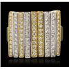 Image 3 : 18KT Two-Tone Gold 1.00ctw Diamond Ring