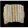 Image 5 : 18KT Two-Tone Gold 1.00ctw Diamond Ring