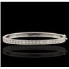 Image 4 : 14KT White God 1.31ctw Diamond Bracelet