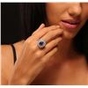 Image 2 : 14KT White Gold 3.35ct Tanzanite and Diamond Ring