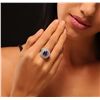 Image 3 : 14KT White Gold 3.35ct Tanzanite and Diamond Ring