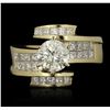 Image 4 : 18KT Yellow Gold 1.55ct I-1/M Diamond Ring