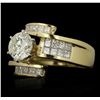 Image 5 : 18KT Yellow Gold 1.55ct I-1/M Diamond Ring