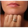 Image 1 : 18KT Yellow Gold 0.39ctw Diamond Ring