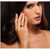 Image 2 : 14KT Yellow Gold 1.43ct Emerald and Diamond Ring