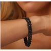 Image 3 : 18KT Black Gold 8.00ctw Diamond Bracelet