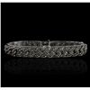 Image 4 : 18KT Black Gold 8.00ctw Diamond Bracelet