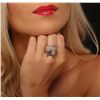 Image 2 : 14KT Rose Gold 1.03ctw Diamond Ring