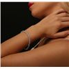 Image 2 : 14KT White Gold 7.52ctw Diamond Bracelet