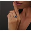 Image 1 : 14KT White Gold 1.36ct Tanzanite and Diamond Ring