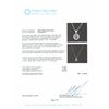 Image 6 : 14KT White Gold 11.35ct Sapphire and Diamond Pendant With Chain