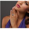 Image 1 : 14KT White Gold 1.53ct Tanzanite and Diamond Ring