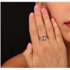 Image 1 : 14KT Rose Gold 1.55ct Morganite and Diamond Ring