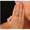 Image 3 : 14KT Rose Gold 1.55ct Morganite and Diamond Ring