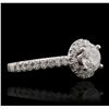 Image 5 : 14KT White Gold 1.59ctw Diamond Ring
