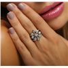 Image 2 : 14KT White Gold 1.29ctw Diamond Ring