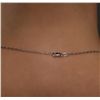 Image 3 : 18KT White Gold 2.62ct Tanzanite and Diamond Pendant With Chain