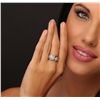 Image 2 : 18KT White Gold 1.65ctw Diamond Ring