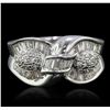 Image 4 : 18KT White Gold 1.65ctw Diamond Ring