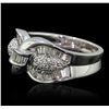 Image 5 : 18KT White Gold 1.65ctw Diamond Ring