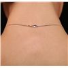 Image 3 : 14KT White Gold 3.76ct Emerald and Diamond Pendant With Chain