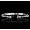 Image 6 : 14KT White Gold 7.60ctw Diamond Tennis Bracelet