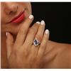 Image 2 : 14KT White Gold 1.87ct Tanzanite and Diamond Ring