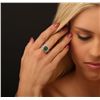 Image 2 : 18KT White Gold 3.24ct Emerald and Diamond Ring