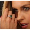 Image 3 : 18KT White Gold 3.24ct Emerald and Diamond Ring