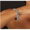 Image 2 : 14KT White Gold 14.42ctw Diamond Bracelet