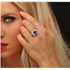 Image 3 : 14KT White Gold 2.73ct Tanzanite and Diamond Ring