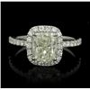 Image 4 : 14KT White Gold 2.17ct I-1/L Diamond Ring