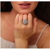 Image 3 : 18KT White Gold 1.55ctw Diamond Ring