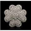 Image 4 : 18KT White Gold 1.55ctw Diamond Ring