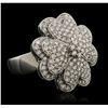 Image 5 : 18KT White Gold 1.55ctw Diamond Ring
