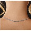Image 3 : 14KT Gold 13.94ct Tanzanite and Diamond Pendant with Chain