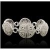Image 5 : 18KT White Gold 12.56ctw Diamond Bracelet