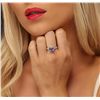 Image 1 : 14KT White Gold 2.52ct Tanzanite and Diamond Ring