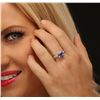 Image 2 : 14KT White Gold 2.52ct Tanzanite and Diamond Ring