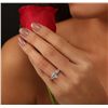 Image 2 : Platinum 1.04ct SI2/D EGL USA Certified Diamond Ring