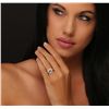 Image 2 : 18KT White Gold 1.06ctw Diamond Ring