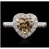 Image 4 : 18KT White Gold 1.06ctw Diamond Ring