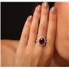 Image 1 : 14KT Yellow Gold 6.07ct Ruby and Diamond Ring