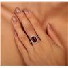 Image 2 : 14KT Yellow Gold 6.07ct Ruby and Diamond Ring