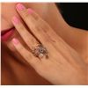 Image 2 : 18KT White Gold 3.79ctw Diamond Ring