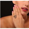 Image 3 : 18KT White Gold 3.79ctw Diamond Ring