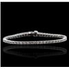 Image 4 : 14KT White Gold 3.48ctw Diamond Bracelet