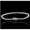 Image 5 : 14KT White Gold 3.48ctw Diamond Bracelet